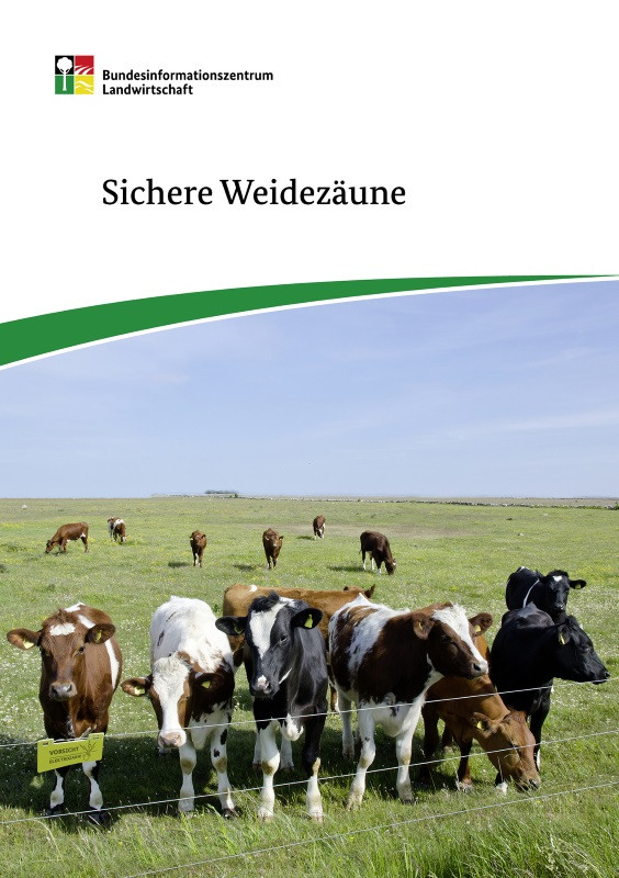 Cover der Broschüre "Sichere Weidezäune"
