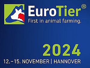 Die Abbildung zeigt das Logo der Eurotier mit dem Veranstaltungsdatum 12. bis 15. November 2024